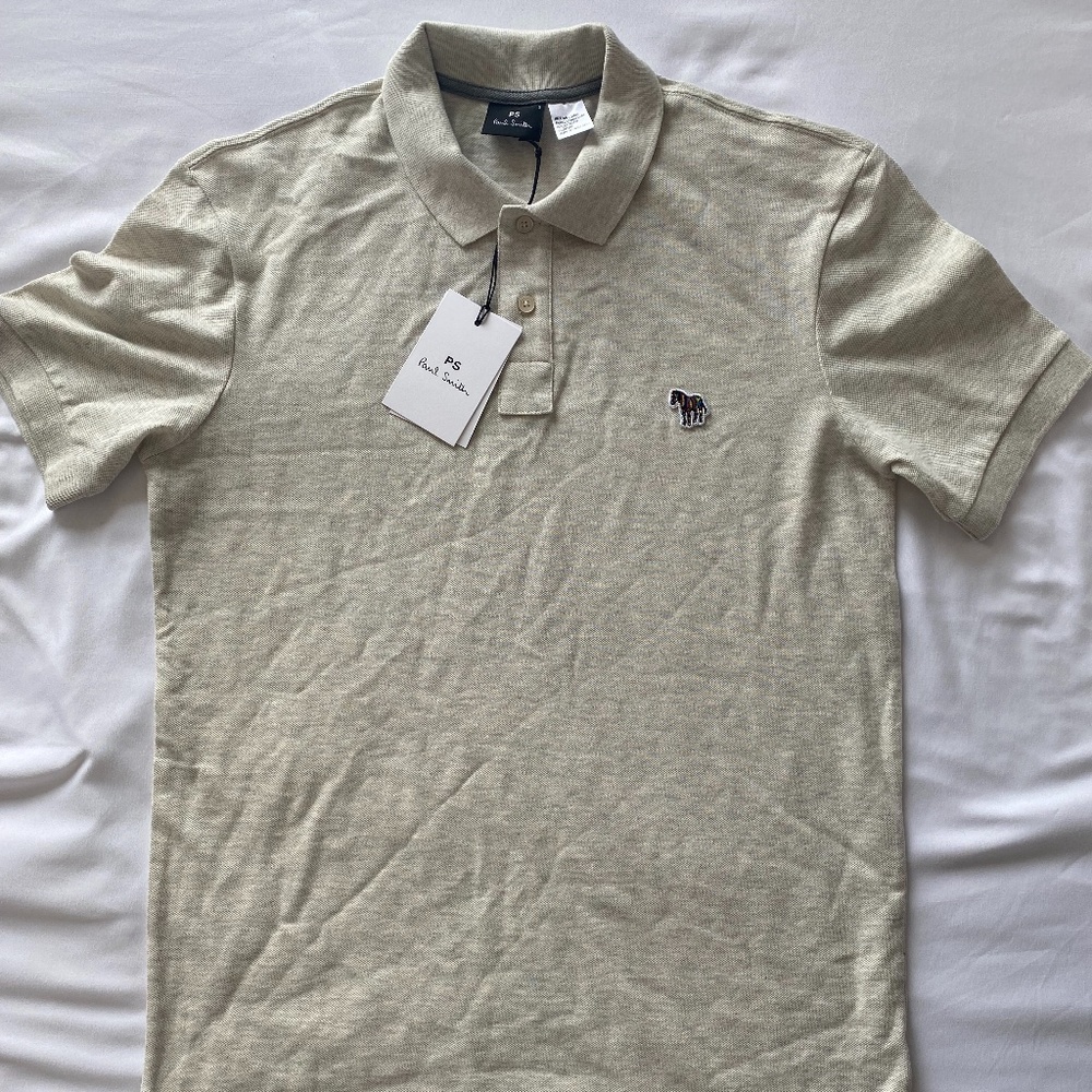 Paul Smith heather polo shirt